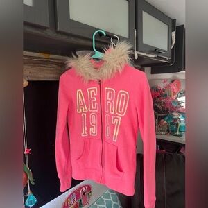 Aeropostale Fur Hoodie